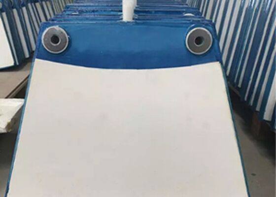 Pelat Filter Keramik Bahan Al2O3 Stabilitas Tinggi Industri Kimia Pemisahan Padat