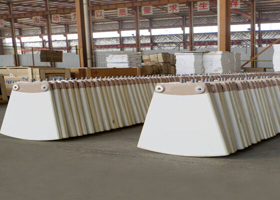 Pelat Filter Keramik Bahan Al2O3 Stabilitas Tinggi Industri Kimia Pemisahan Padat