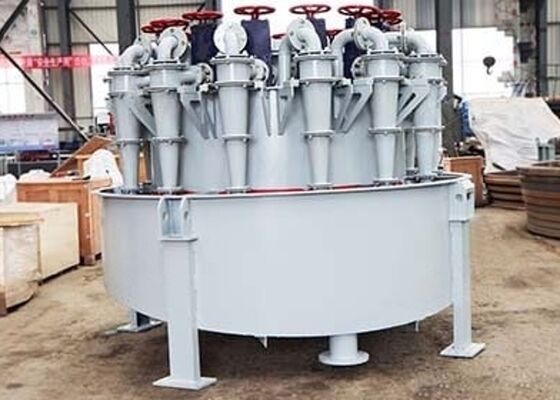 Industri Pertambangan Hydrocyclone Separator Kapasitas Tinggi PU Cyclone Untuk Pengolahan Bijih Tembaga