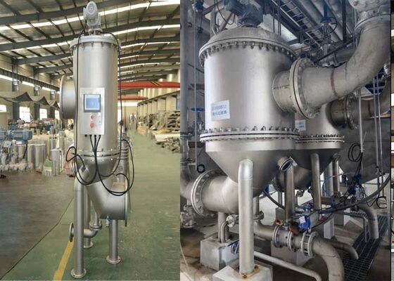SS304/316 Mesin Pengolahan Limbah Filter Pembersih Pencucian Balik Tubular Otomatis