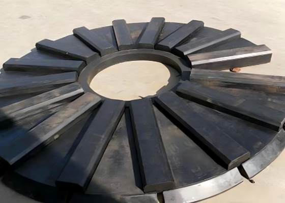 Lapisan Karet untuk Ball Mill Luapan Basah Perlindungan Keausan Elastis Tinggi