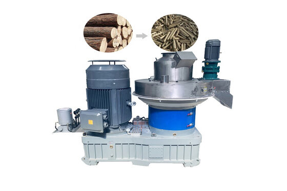 Briket Hidraulik 22kW Tekan 250-350kg/jam untuk Sekam Padi