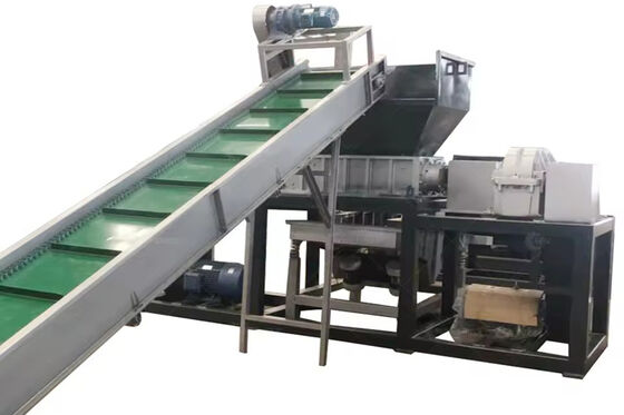 Mesin Penghancur Motor Ganda 60kW untuk Daur Ulang Scrap Aluminium