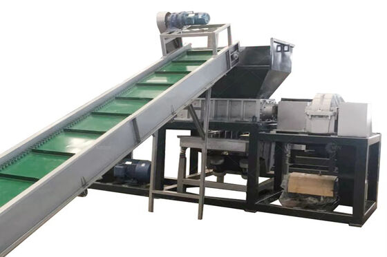 Low Speed High Torque Shredder 45-60RPM untuk Limbah Elektronik