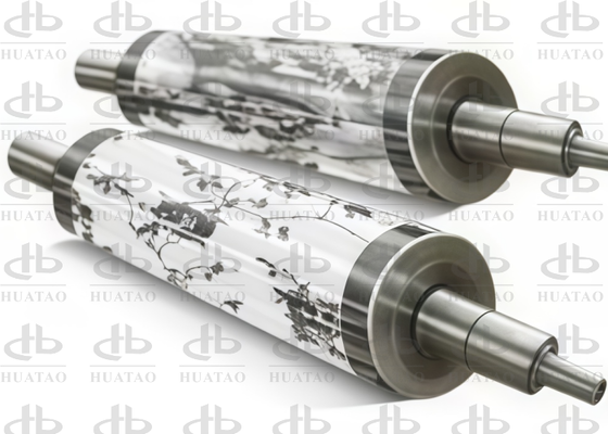 Roller Pemanas Induksi Tahan Aus Hard Chrome Untuk Kemasan Film Dan Laser Anti Pemalsuan
