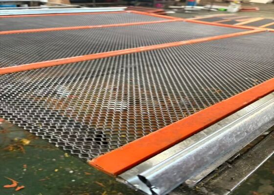 Heavy Duty Self-cleaning Screen Mesh untuk pabrik crusher