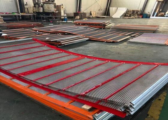 Pakai tahan bersih sendiri layar Mesh untuk peralatan quarry