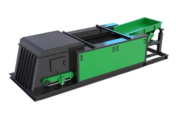 Eddy Current Separator untuk pemulihan tembaga dari casing baterai yang hancur