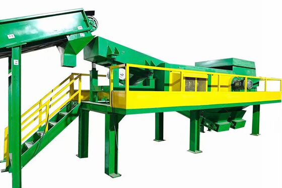 Industrial Eddy Current Separator untuk WEEE Crushing Line Ukuran Partikel 1-40mm