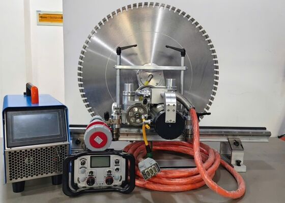 Segenggam Waterproof Wall Saw Stabil untuk kondisi kerja yang lembab dan berdebu