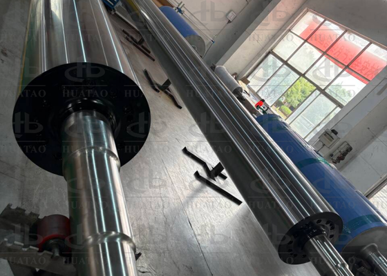 Bopp Bopet Film Balance G2.5 Roller Pendingin Sistem Aliran Q345B Saluran Waktu Umur Panjang Antara Tabung Dalam dan Luar Dipisahkan Dengan Spiral Terkemuka yang Dilas