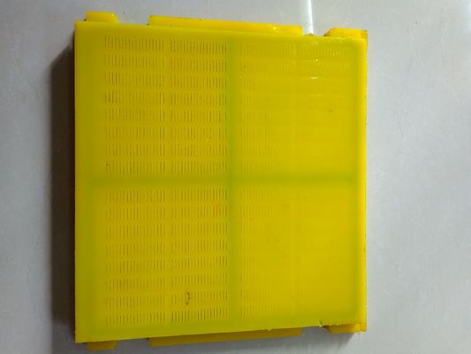 0.1mm Aperture Modular Dewatering Screen Panel untuk Sand Dewatering dengan High Tensile Steel Frame