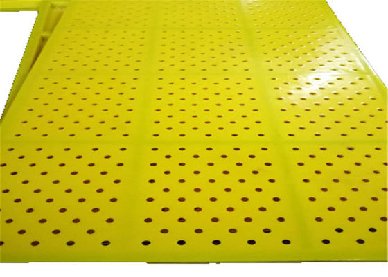 Customized Tensioned Polyurethane Screen Mesh dengan Ketebalan 30mm-60mm dan Steel Frame Embedded untuk Steel Plants