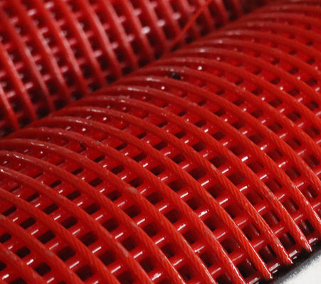 Tensioned Hook Self Cleaning Steel Core Polyurethane Screen dengan Aperture 8mm untuk Tambang dan Quarry
