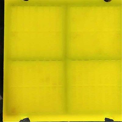 Panel Layar Poliuretan Rangka Baja dengan Bukaan Slot 0,1mm dan Ukuran 305x305mm untuk Pengeringan Air Tambang