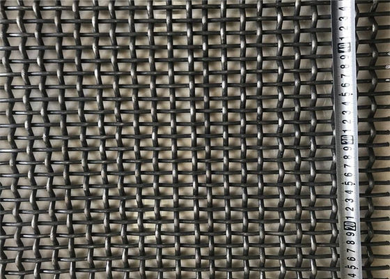 High Carbon Woven Wire Screen Tension Wire Mesh dengan Hooks untuk Screening tahan abrasi