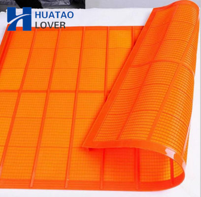 Industri Pertambangan dan Batubara Polyurethane Vibrating Screen Mesh Dengan resistance wear-resistant resistance korosi dan umur panjang