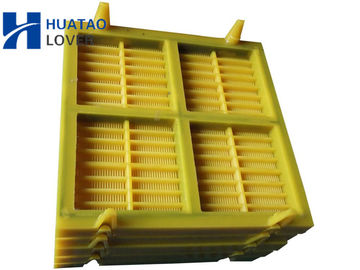 Orange Low Error Polyurethane Dewatering Screen 0.125mm Untuk Penambangan