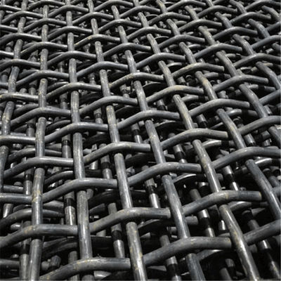 Steel Woven Vibrating Screen Mesh / Pemutaran Wire Mesh 1mm - 100mm