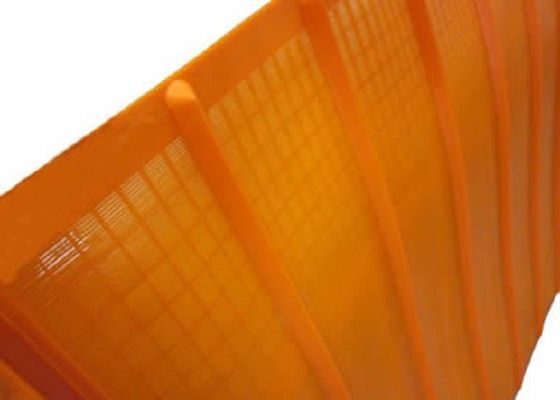 1040x700mm 0.25mm Polyurethane Screen Mesh Untuk Skrining Basah Halus
