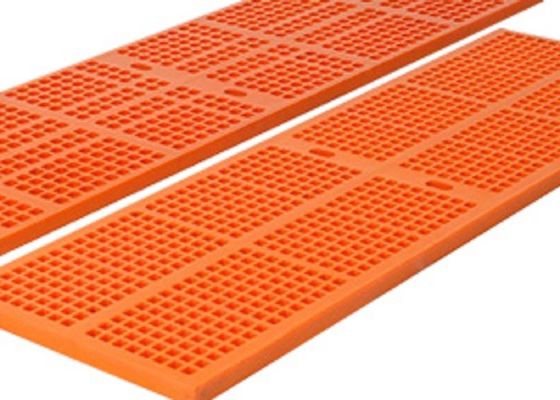 Rectangular Hole Pu Screen Mesh Untuk Dewatering, Longlife