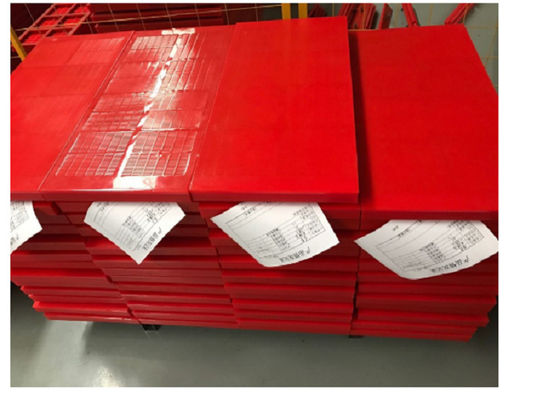 305x305mm Polyurethane Screen Mesh Untuk Pengeringan