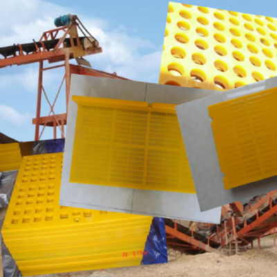 Polyurethane Screen Mesh Vibrating Sieve Plates dengan Efisiensi Pemindaian Tinggi Umur Layanan Panjang dan Kebisingan Rendah