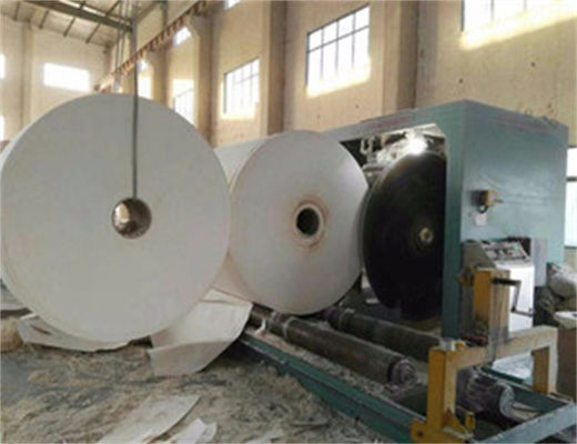Mesin Pemotong Kertas Jumbo Roll Slitter 43kw Dengan Bilah Gergaji Listrik
